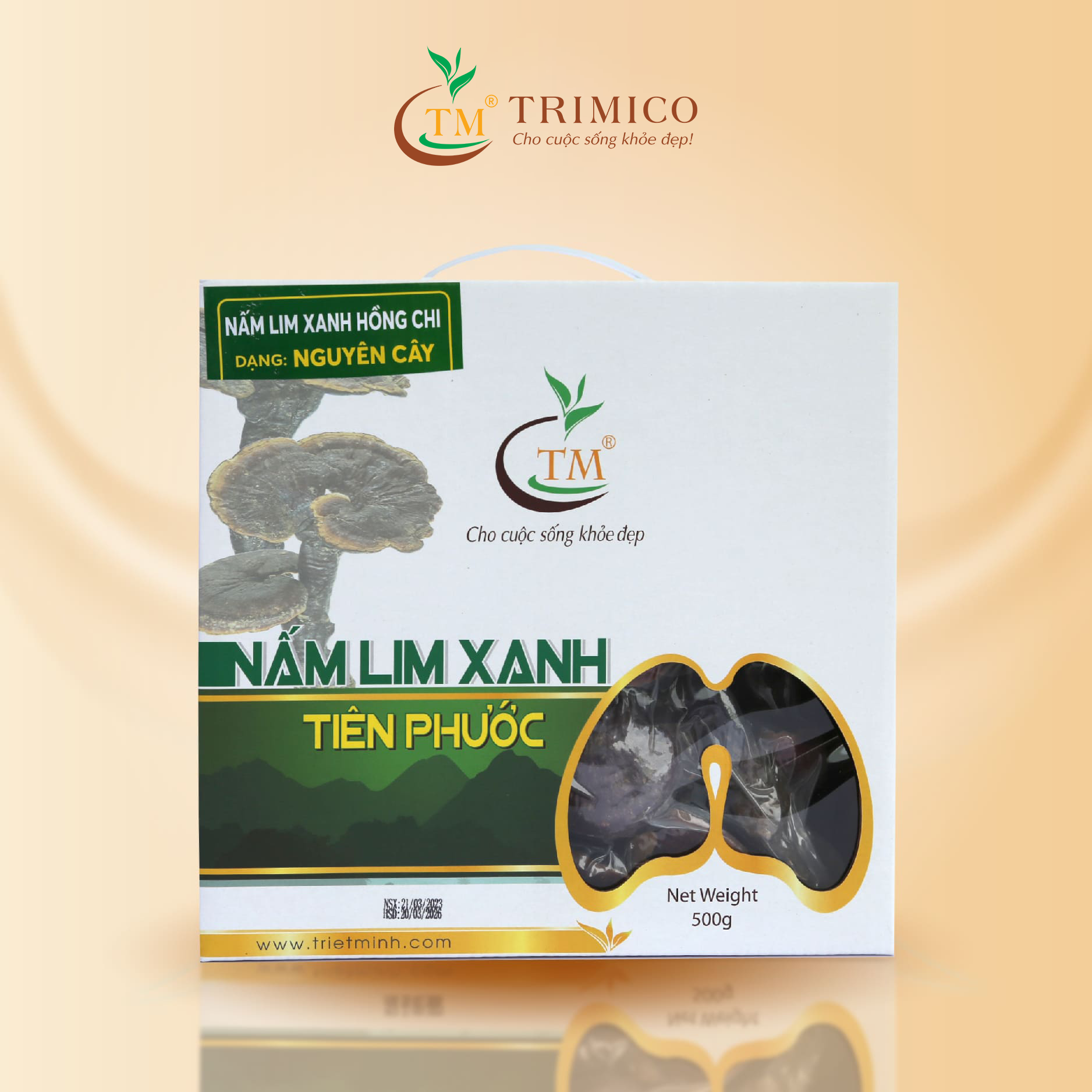 Nấm Lim Xanh Rừng Nguyên Cây 500g