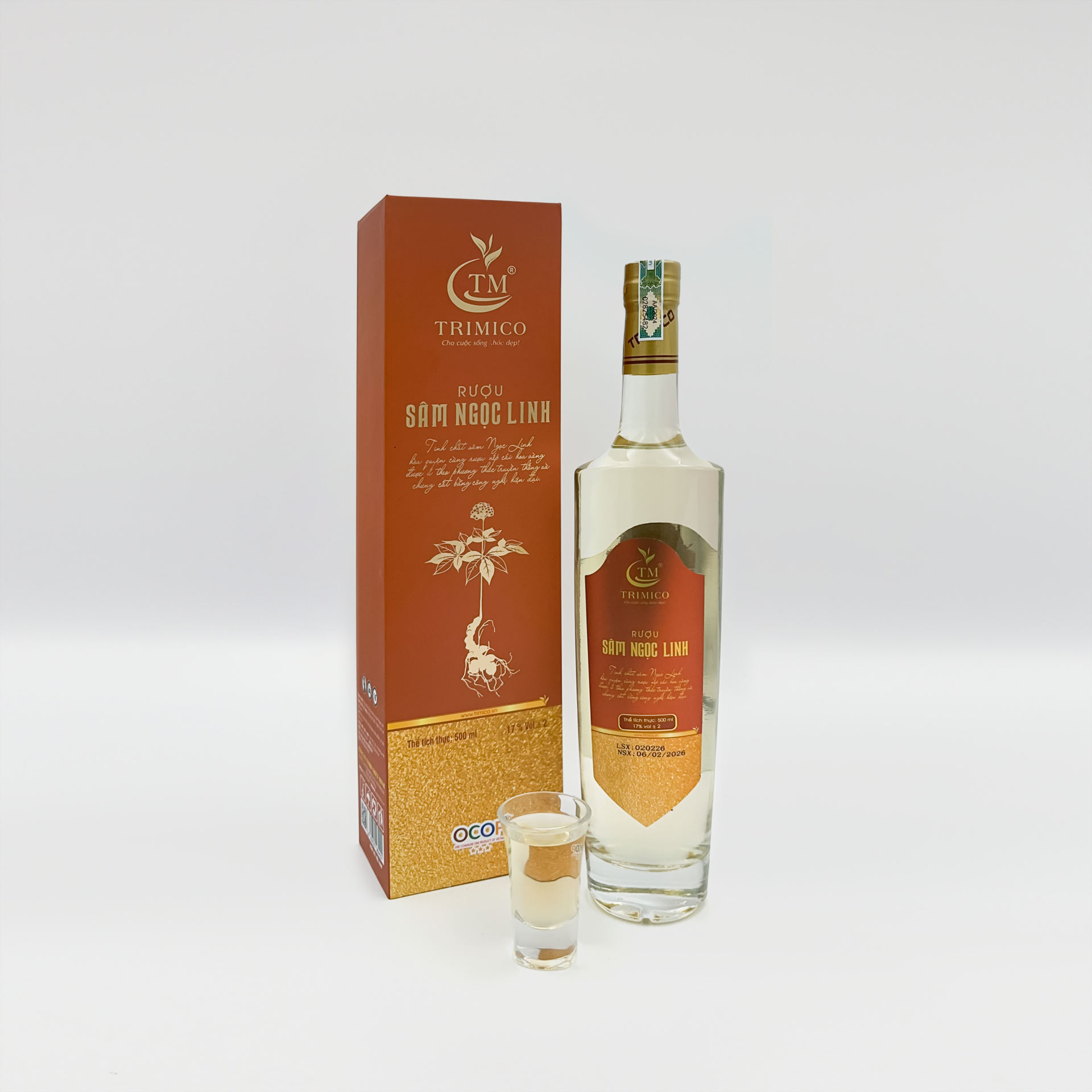 Rượu Sâm Ngọc Linh 500ml