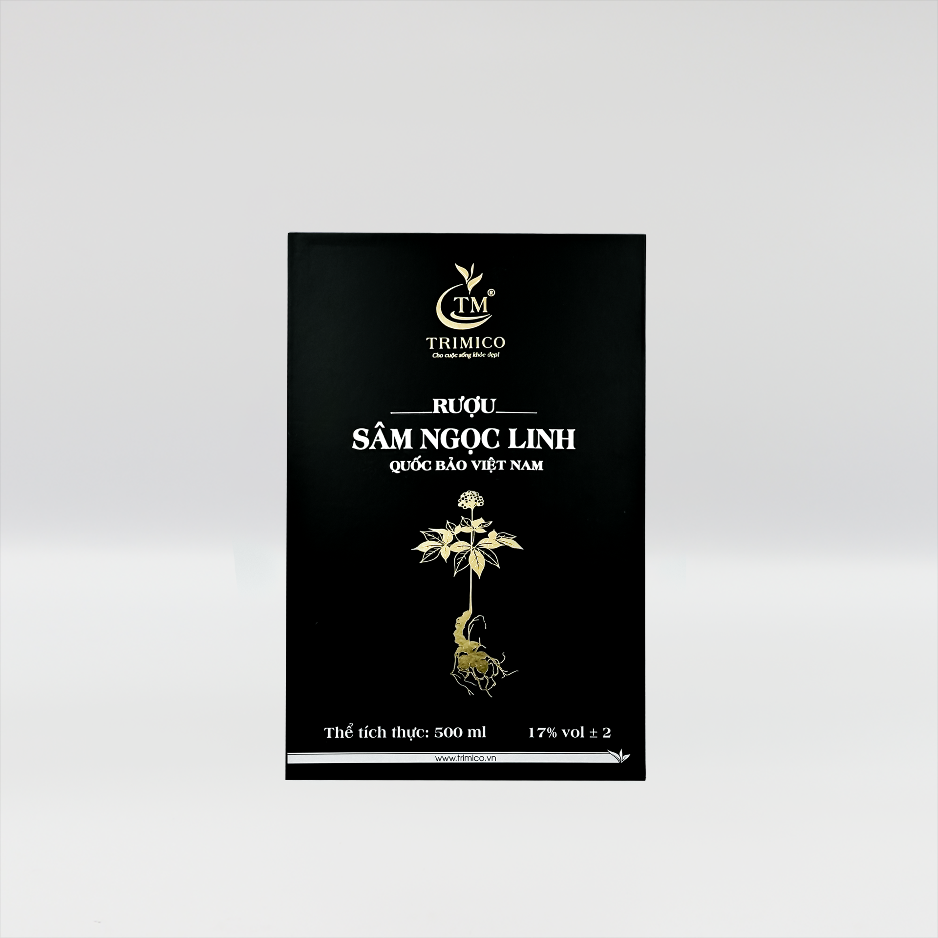 Rượu Sâm Ngọc Linh 500ml (Hộp đen)