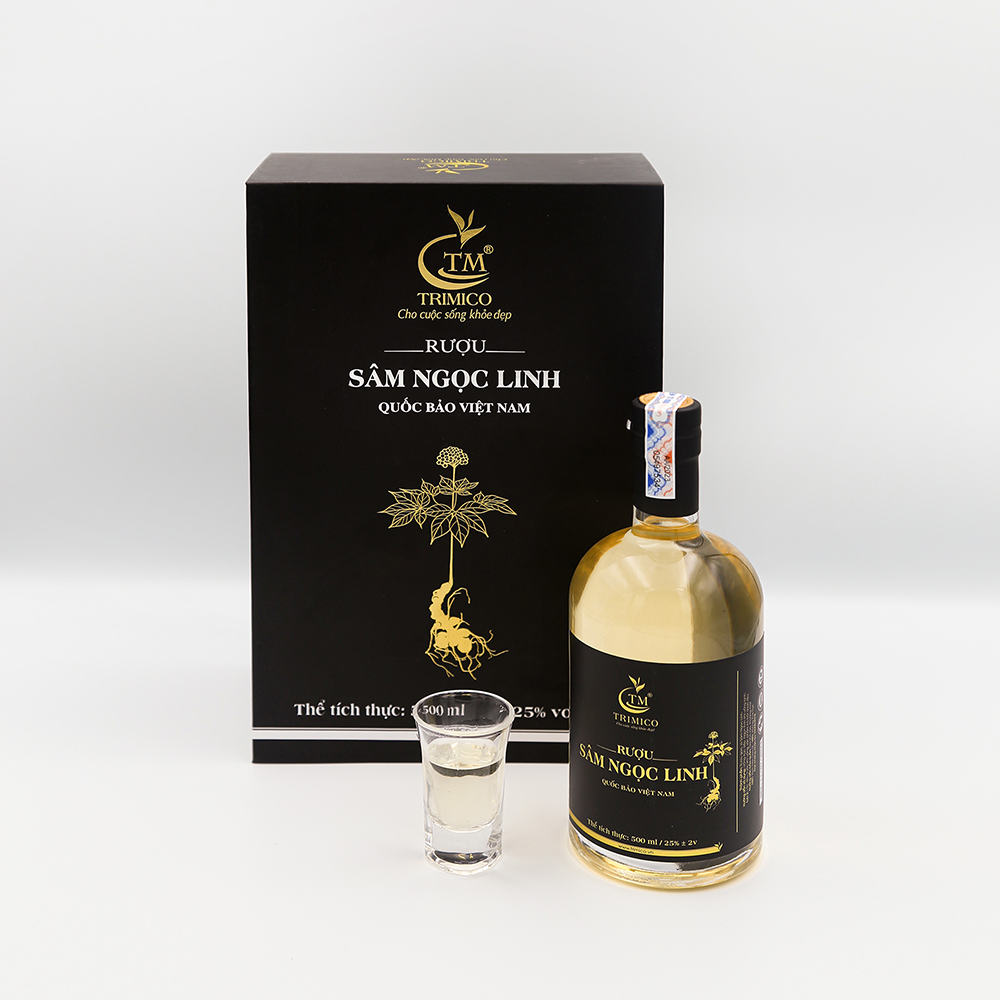 Rượu Sâm Ngọc Linh 500ml (Hộp đen)