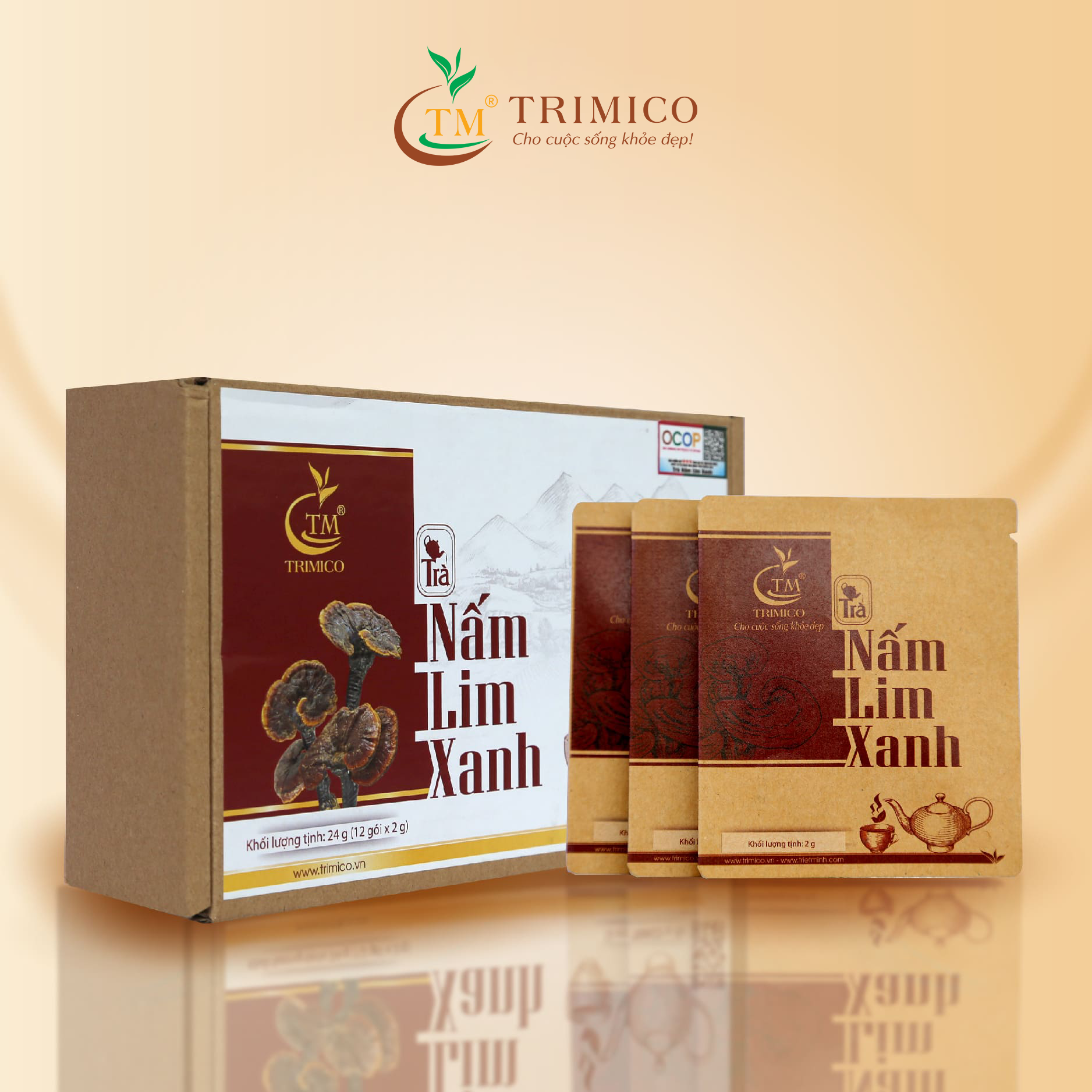 Trà Nấm Lim Xanh TRIMICO