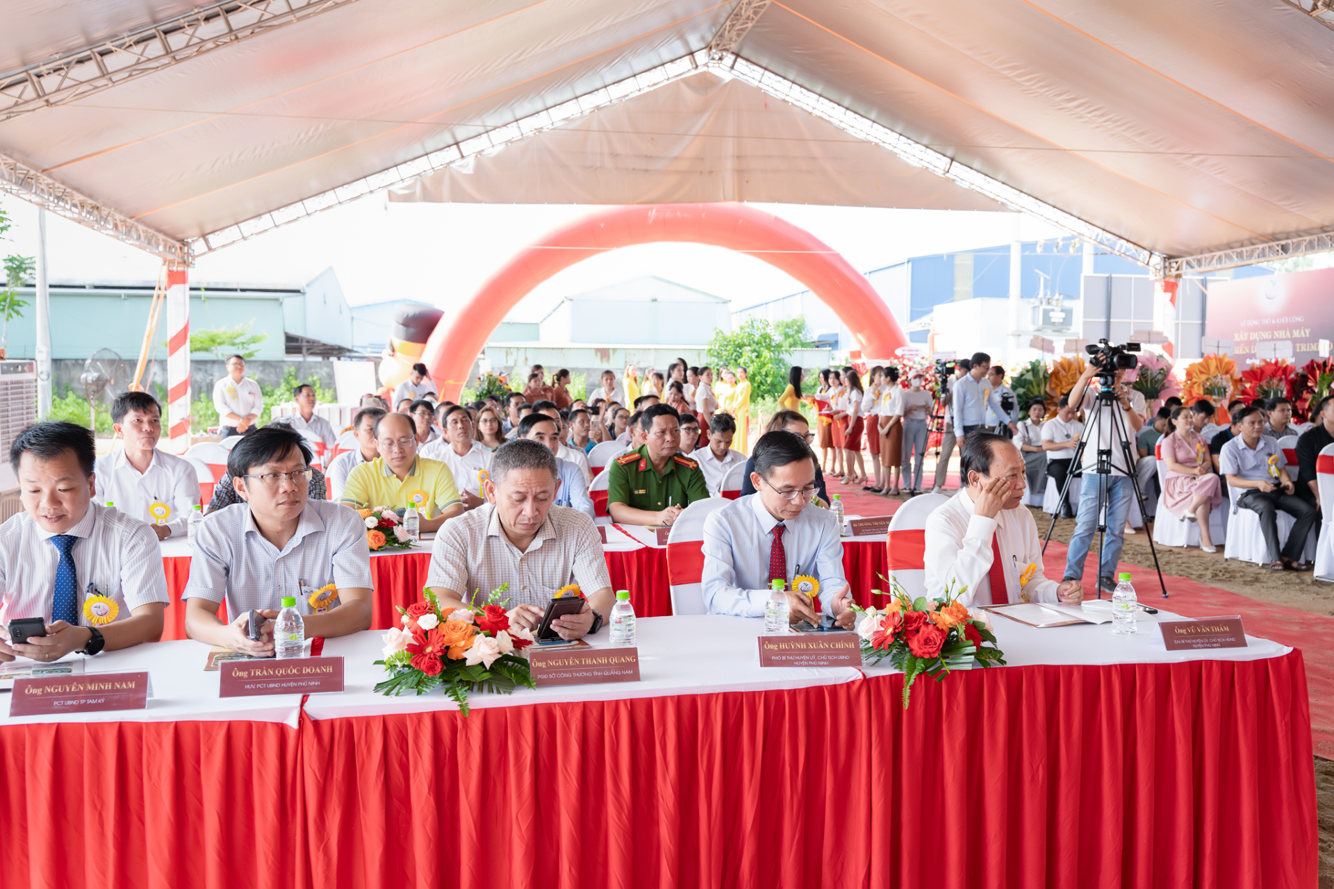 Quang cảnh buổi lễ