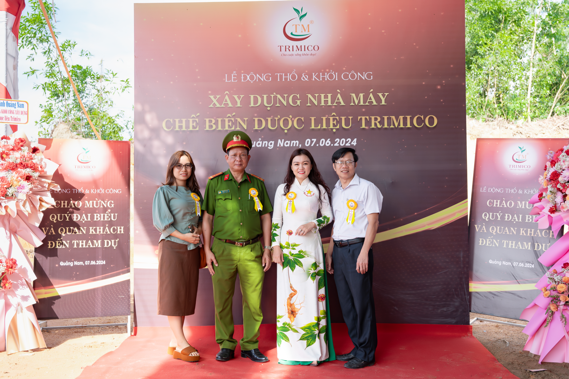 Hình ảnh check in tại buổi lễ