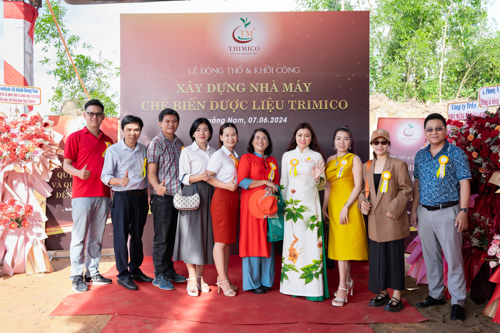 Hình ảnh check in tại buổi lễ