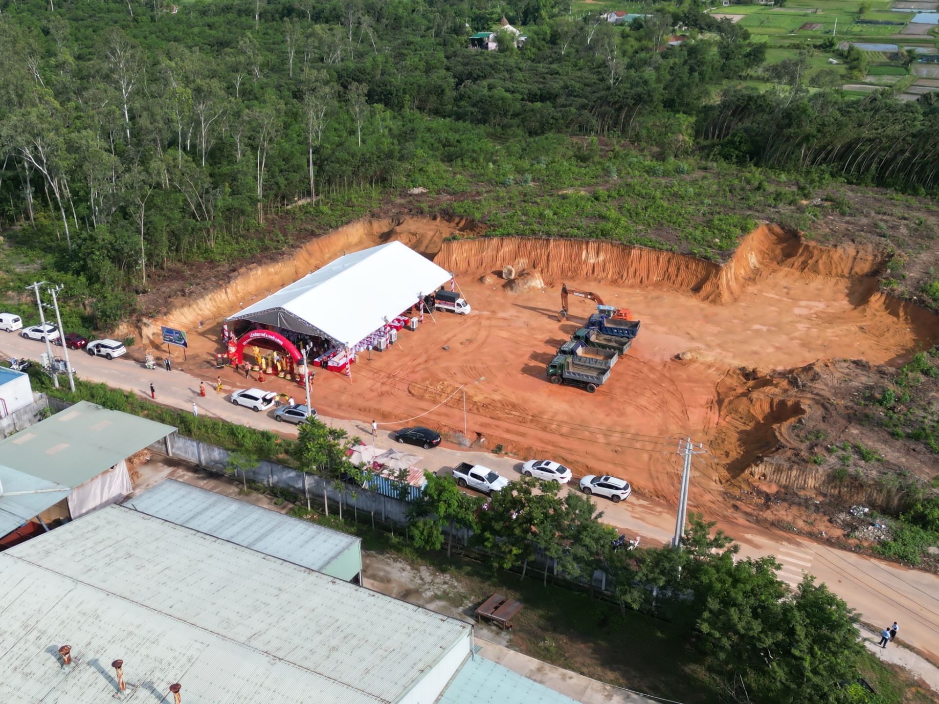 Khu đất xây dựng nhà máy chế biến dược liệu quý của TRIMICO