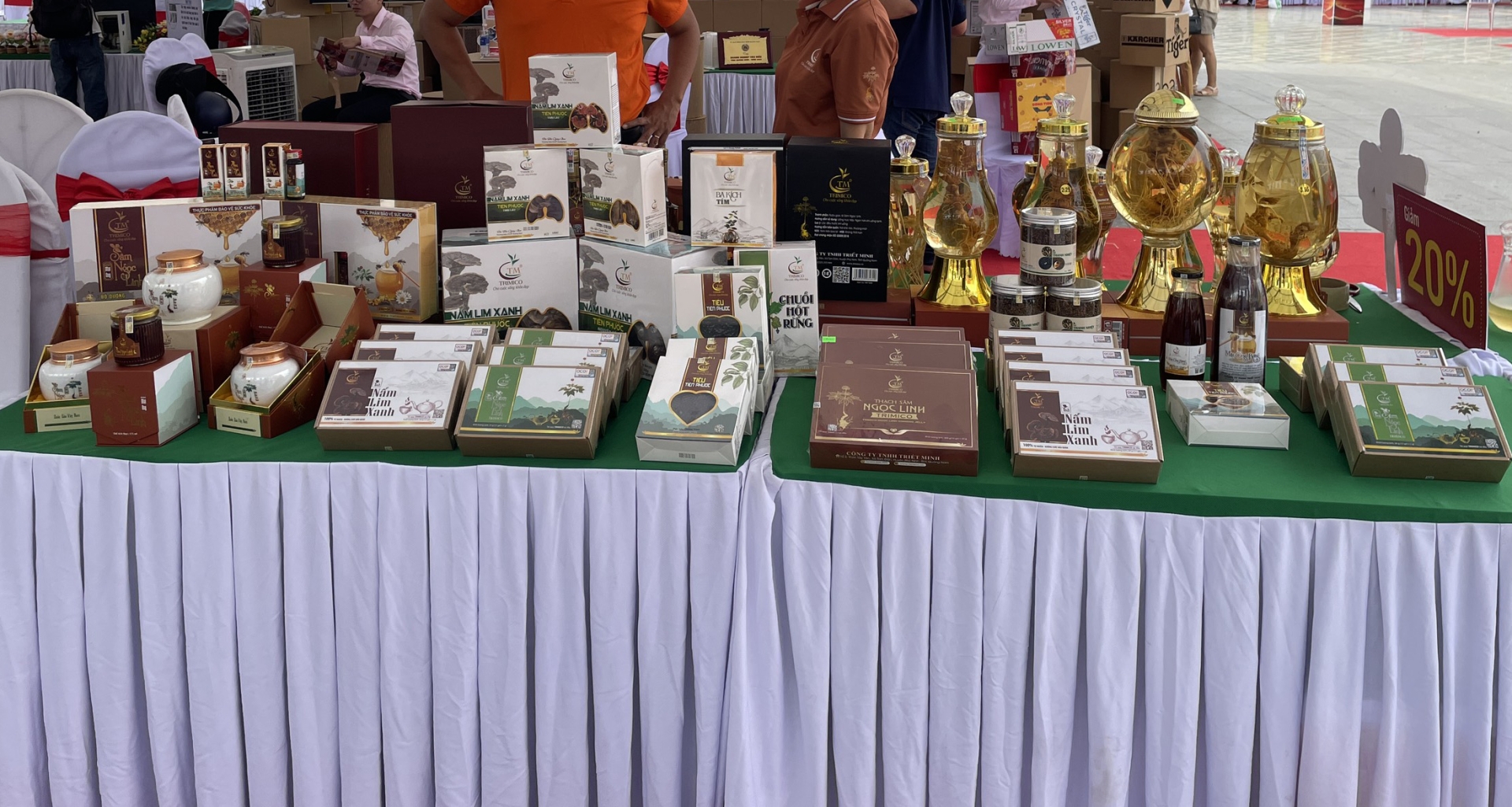 Hàng đồ khô của TRIMICO tại sự kiện