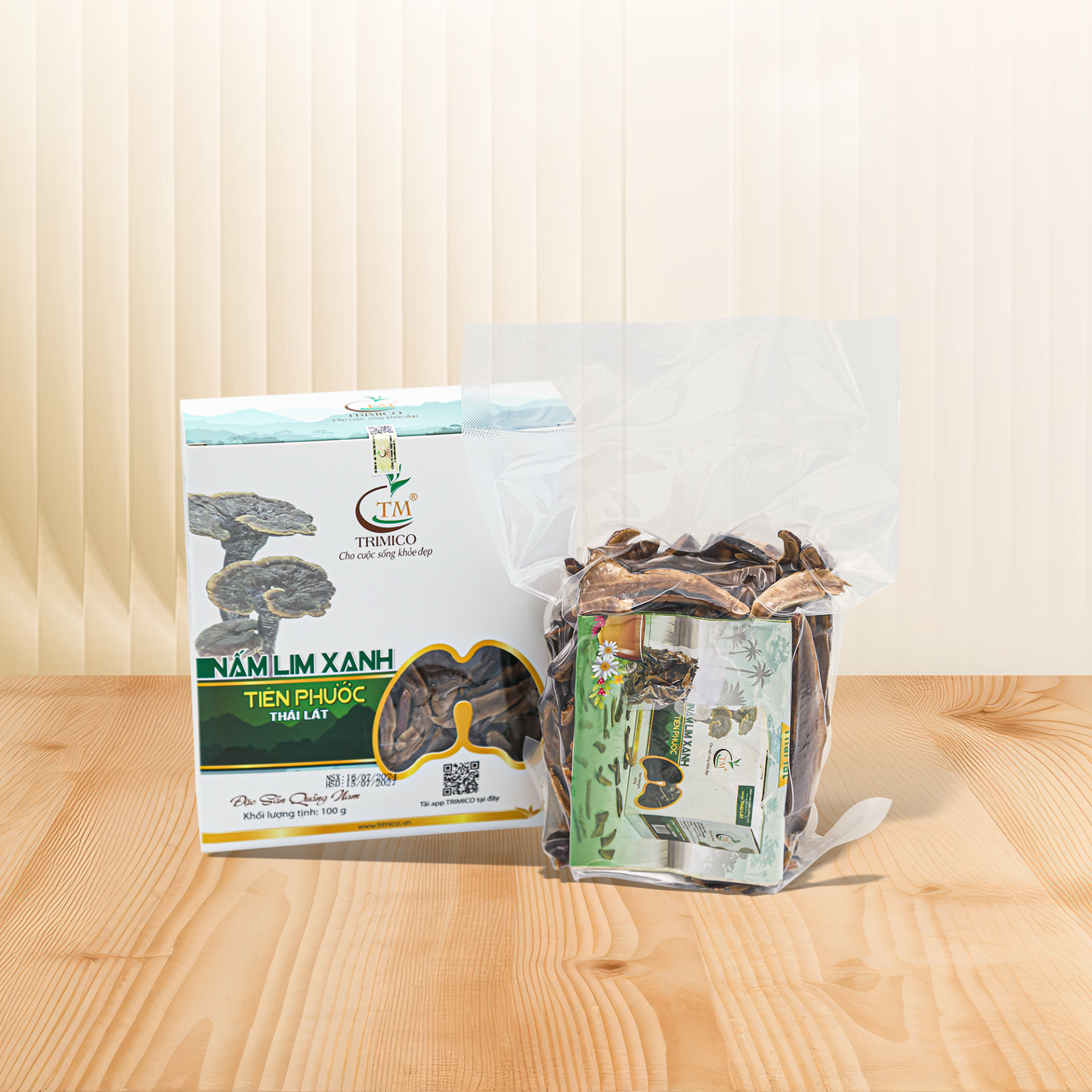 trà nấm lim xanh