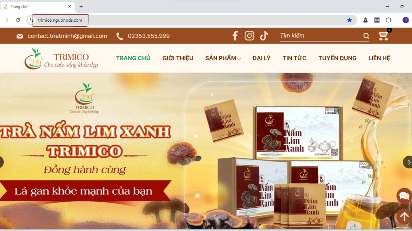 Website của TRIMICO