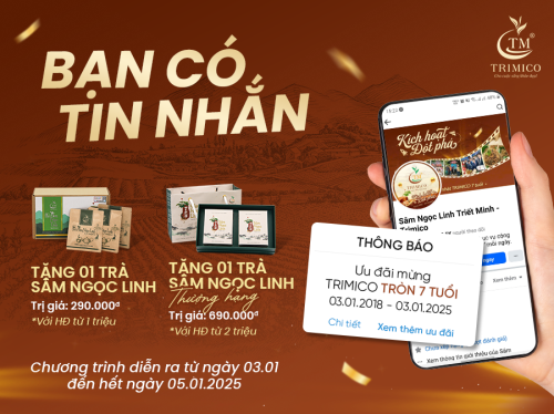 MỪNG TRIMICO TRÒN 7 TUỔI - Quà Tặng Trao tay, Niềm Vui Đong Đầy